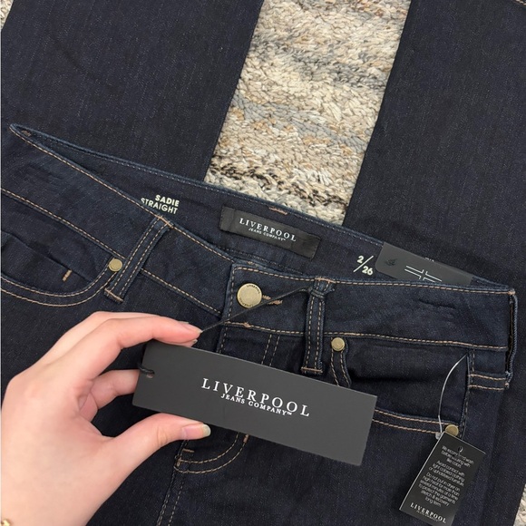 Liverpool Sadie Straight Leg Jeans Sz 2/26 NWT | Liverpool Straight Leg Jeans - - Picture 5 of 13